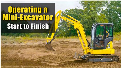 how to drive a mini digger|training for mini digger operator.